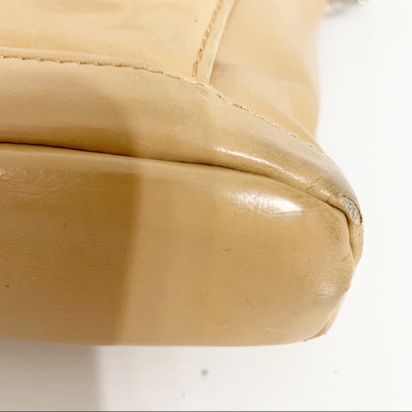 Giani Bernini Leather Convertible Crossbody Shoulder Bag Croc Embossed Trim - Picture 12 of 16